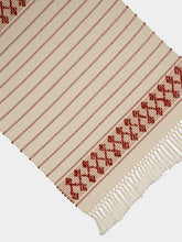 House of Capricorn Handmade Amélia Natural and Brick Cotton Placemat