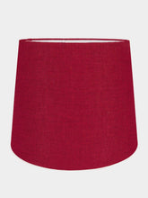 House of Capricorn Cardosas Bordeaux Linen Abat Jour