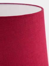 House of Capricorn Cardosas Bordeaux Linen Abat Jour