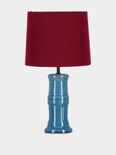 Bambu Blue Ceramic Lamp Base