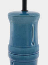 House of Capricorn Bambu Blue Ceramic Lamp Base
