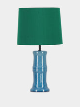 House of Capricorn Bambu Green Silk Abat Jour