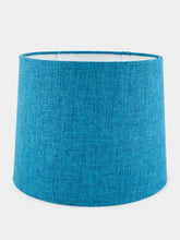 House of Capricorn Bambu Blue Linen Abat Jour