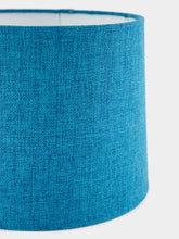 House of Capricorn Bambu Blue Linen Abat Jour