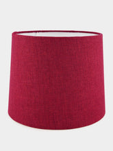 House of Capricorn Bambu Bordeaux Linen Abat Jour