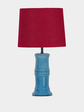 House of Capricorn Luso Bordeaux Linen Small Lampshade