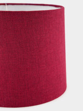House of Capricorn Bambu Bordeaux Linen Abat Jour