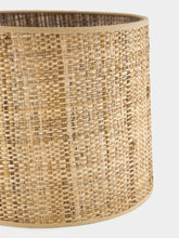 House of Capricorn Bambu Natural Vinyl Wicker Effect Abat Jour