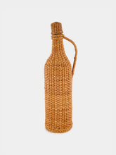 House of Capricorn Handmade Camacha Natural Wicker Glass Flask