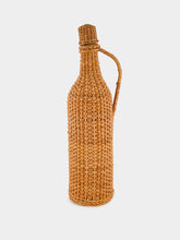 House of Capricorn Handmade Camacha Natural Wicker Glass Flask