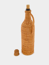 House of Capricorn Handmade Camacha Natural Wicker Glass Flask