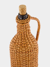 House of Capricorn Handmade Camacha Natural Wicker Glass Flask