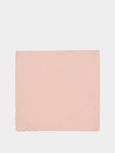 House of Capricorn Hand-Embroidered Santana Pink Cotton Napkin