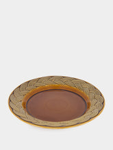 House of Capricorn Vime Brown Ceramic Dinner Plate