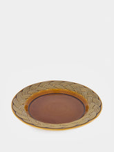 House of Capricorn Vime Brown Ceramic Dinner Plate