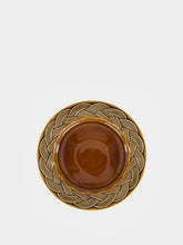 House of Capricorn Vime Brown Ceramic Dessert Plate