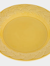 House of Capricorn Vime Yellow Ceramic Dinner Plate