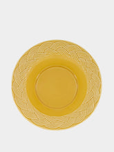 House of Capricorn Vime Yellow Ceramic Soup Plate
