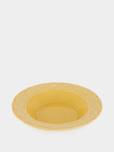 House of Capricorn Vime Yellow Ceramic Soup Plate