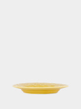 House of Capricorn Vime Yellow Ceramic Dessert Plate