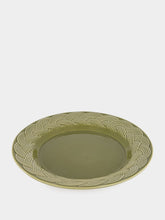 House of Capricorn Vime Green Ceramic Dinner Plate