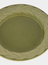 House of Capricorn Vime Green Ceramic Dinner Plate