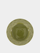 House of Capricorn Vime Green Ceramic Dessert Plate