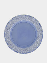 House of Capricorn Vime Blue Ceramic Dinner Plate