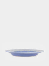 House of Capricorn Vime Blue Ceramic Dinner Plate