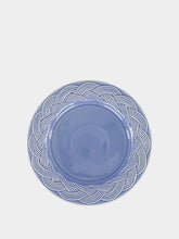 House of Capricorn Vime Blue Ceramic Dessert Plate