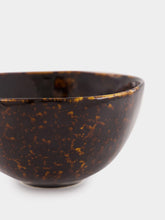 House of Capricorn Tartaruga Brown Ceramic Bowl