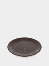 House of Capricorn Tartaruga Brown Ceramic Dessert Plate