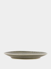 House of Capricorn Jacaré Green Ceramic Dinner Plate