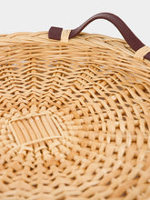 House of Capricorn Handmade Vitória Wicker and Leather Tray