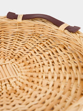 House of Capricorn Handmade Vitória Wicker and Leather Tray