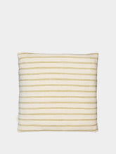 House of Capricorn Handmade Inês Green Cotton Linen Cushion