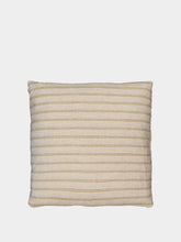 House of Capricorn Handmade Inês Yellow Cotton Linen Cushion