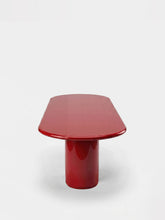 House of Capricorn Amendoeira Red Lacquered Wood Large Dining Table