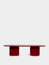 House of Capricorn Amendoeira Red Lacquered Wood Dining Table