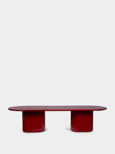 House of Capricorn Amendoeira Red Lacquered Wood Dining Table