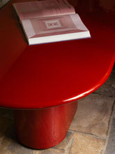 House of Capricorn Amendoeira Red Lacquered Wood Large Dining Table