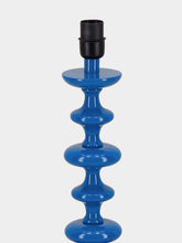 Freixo Blue Wood Lamp Base | PDP - Fashion Clinic