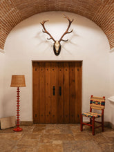 House of Capricorn Freixo Brick Wood Floor Lamp Base