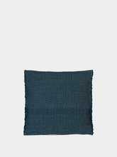 House of Capricorn Handmade Sofia Green Mixed Recycled Fibres Cushion