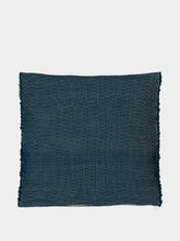 House of Capricorn Handmade Sofia Green Mixed Recycled Fibres Cushion