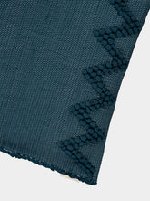 House of Capricorn Handmade Sofia Green Mixed Recycled Fibres Cushion