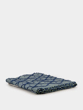 House of Capricorn Handmade Sofia Blue Mixed Recycled Fibres Rug
