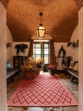 House of Capricorn Handmade Sofia Blue Mixed Recycled Fibres Rug