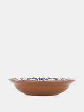 House of Capricorn Hand-Painted Viana Blue Sandstone Soup Plate