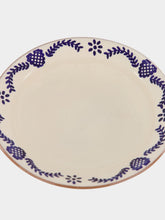 House of Capricorn Hand-Painted Viana Blue Sandstone Soup Plate